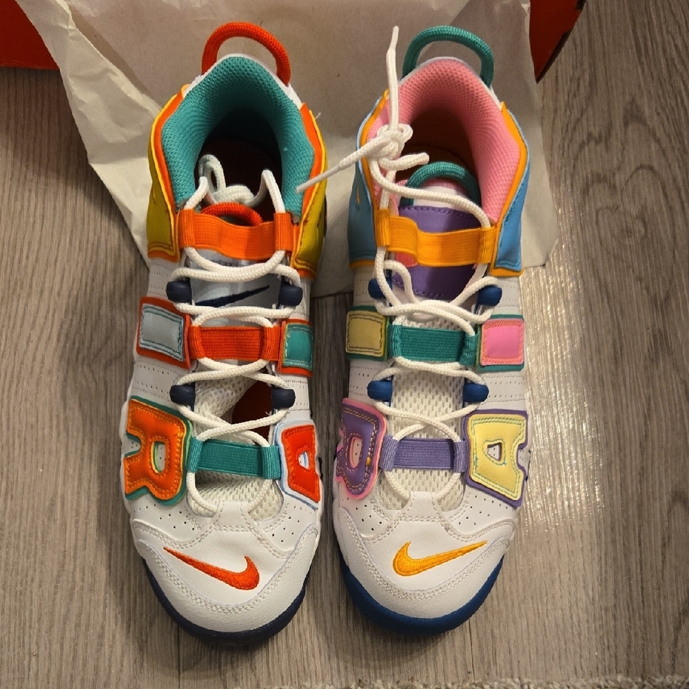 Nike Air More Uptempo What The Uptempo (GS) 7Y 8.5W - Picture 5 of 8